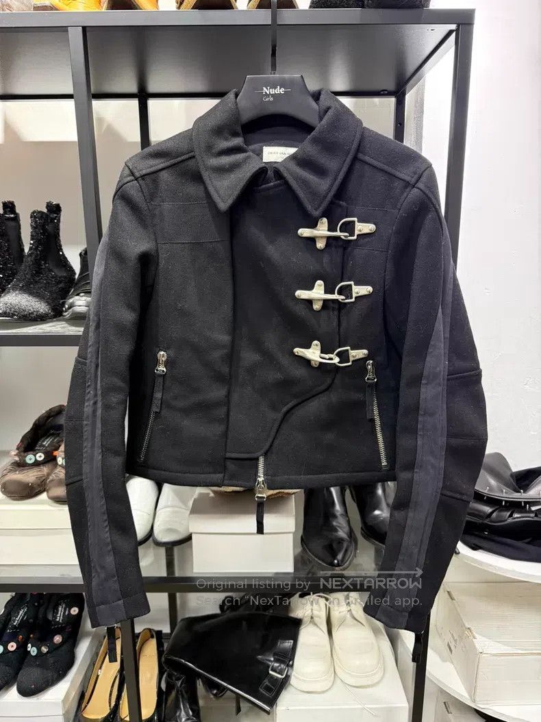 Dries Van Noten DRIES VAN NOTEN Airplane Buckle Short Jacket Size XXS / US 00 / IT 34 - 1 Thumbnail