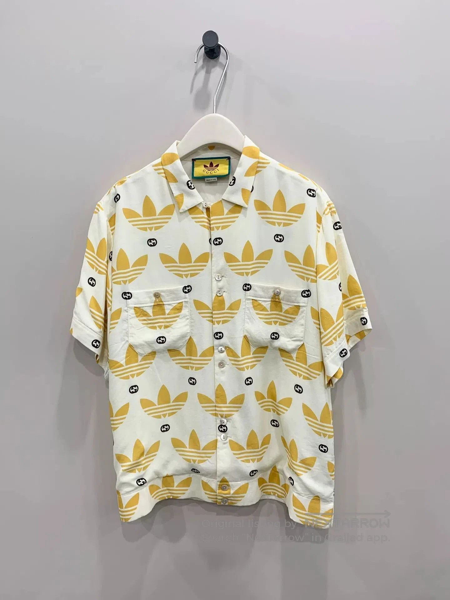 Gucci Gucci Adidas Collaboration Silk Shirt. Size US M / EU 48-50 / 2 - 1 Thumbnail