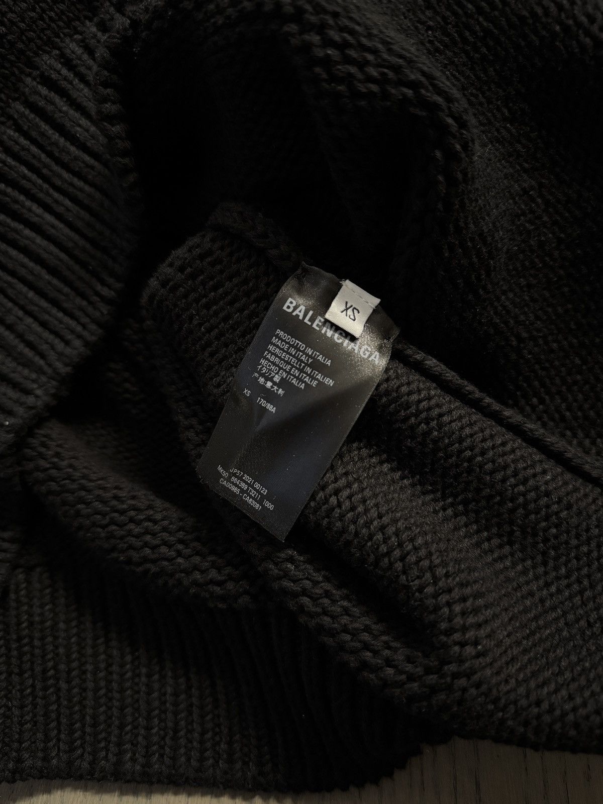 Balenciaga Balenciaga Collegiate Crest Knit Sweater Size US XS / EU 42 / 0 - 4 Thumbnail