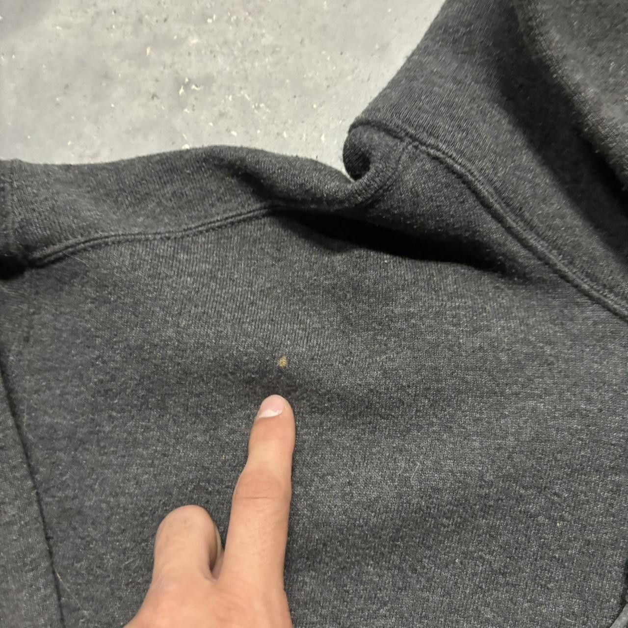 Russell Athletic × Vintage Crazy Vintage 90s Dark Grey Russell Style Heavyweight Essential Zip Up Hoodie! Size US XL / EU 56 / 4 - 6 Thumbnail