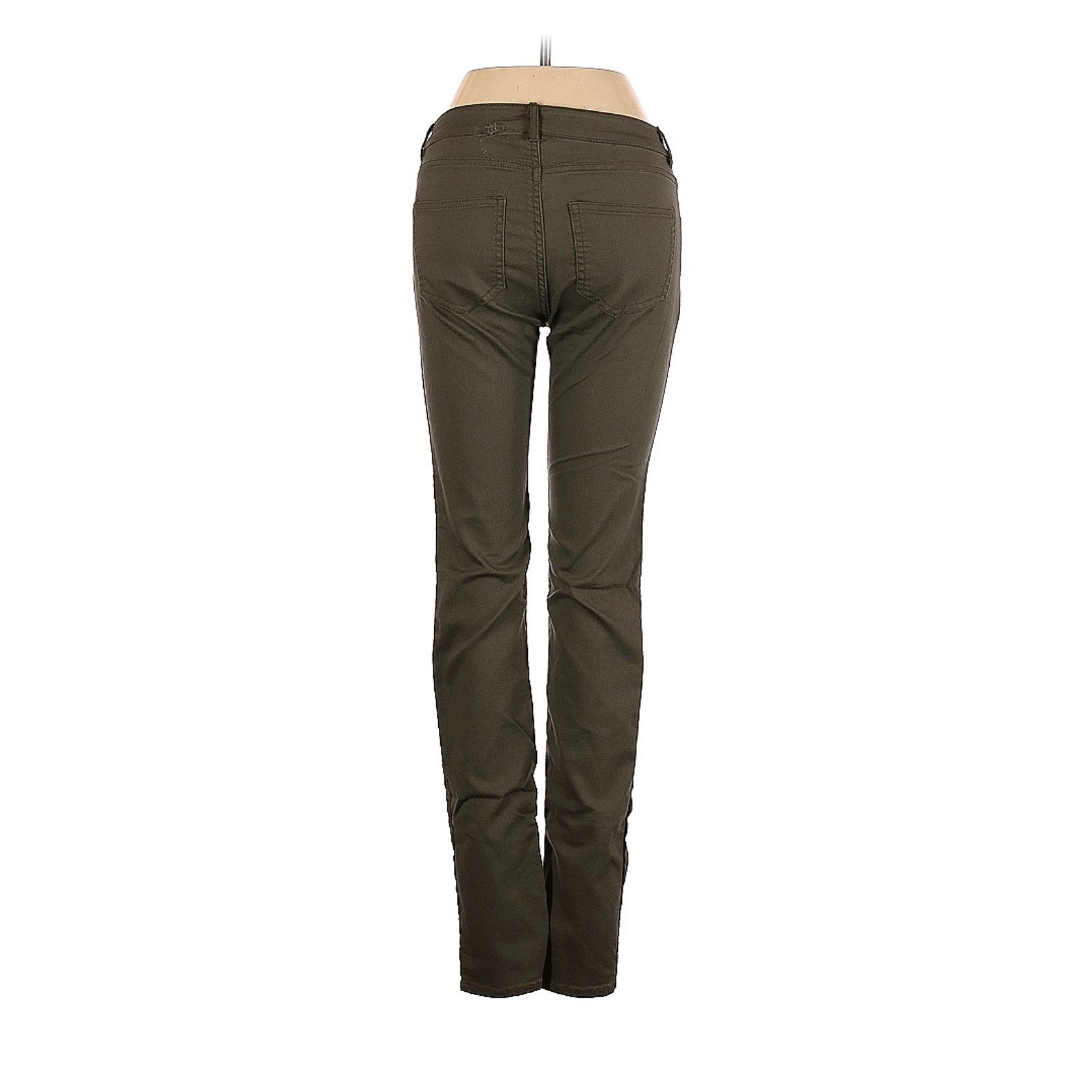 H&M H&M Green Skinny Low Rise Jeans size 4 Size 27" / US 4 / IT 40 - 2 Thumbnail