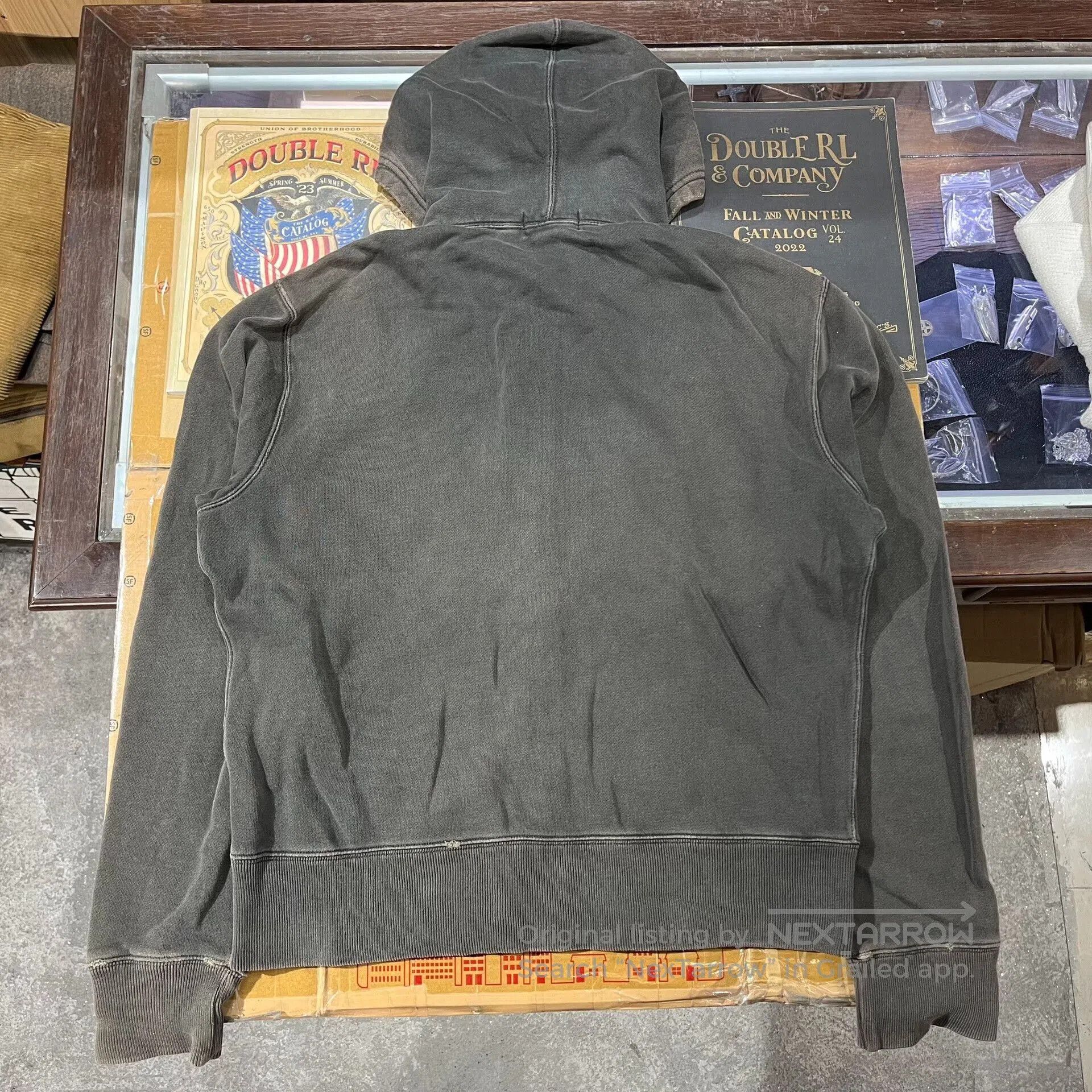 RRL Ralph Lauren RRL Heavy Washed Distressed Sweatshirt. Size US M / EU 48-50 / 2 - 3 Thumbnail