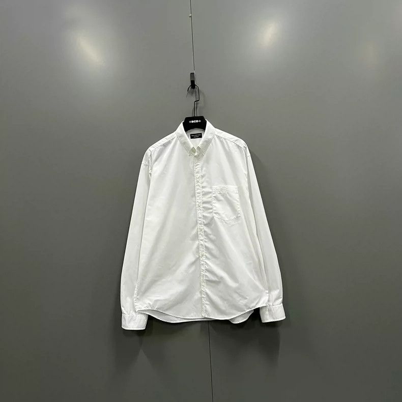 Balenciaga Balenciaga size 37 White BB Embroidered Shirt Size US XS / EU 42 / 0 - 1 Thumbnail