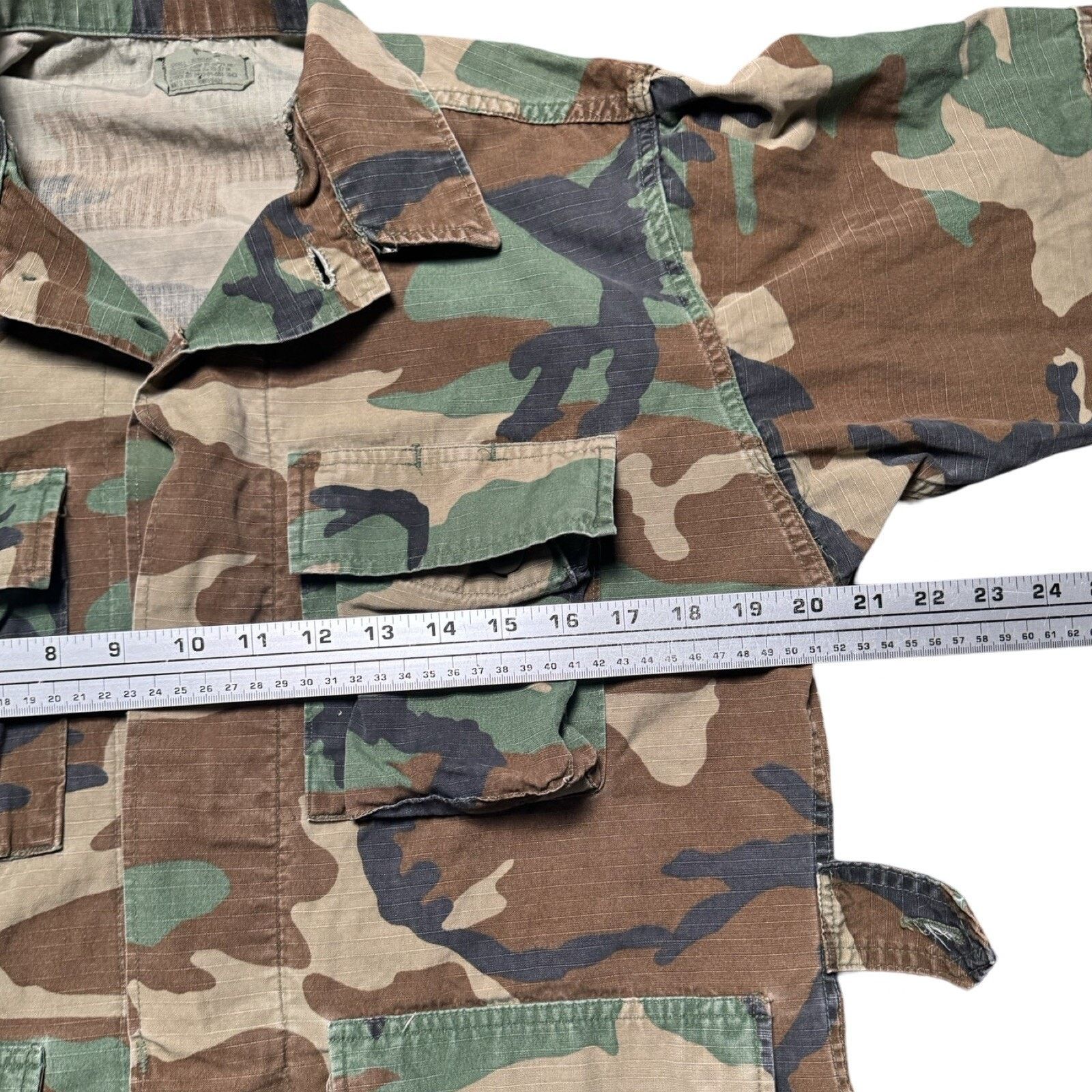 Vintage US Army Warm Weather Field Jacket Woodland Camo S Regular Size US S / EU 44-46 / 1 - 4 Thumbnail