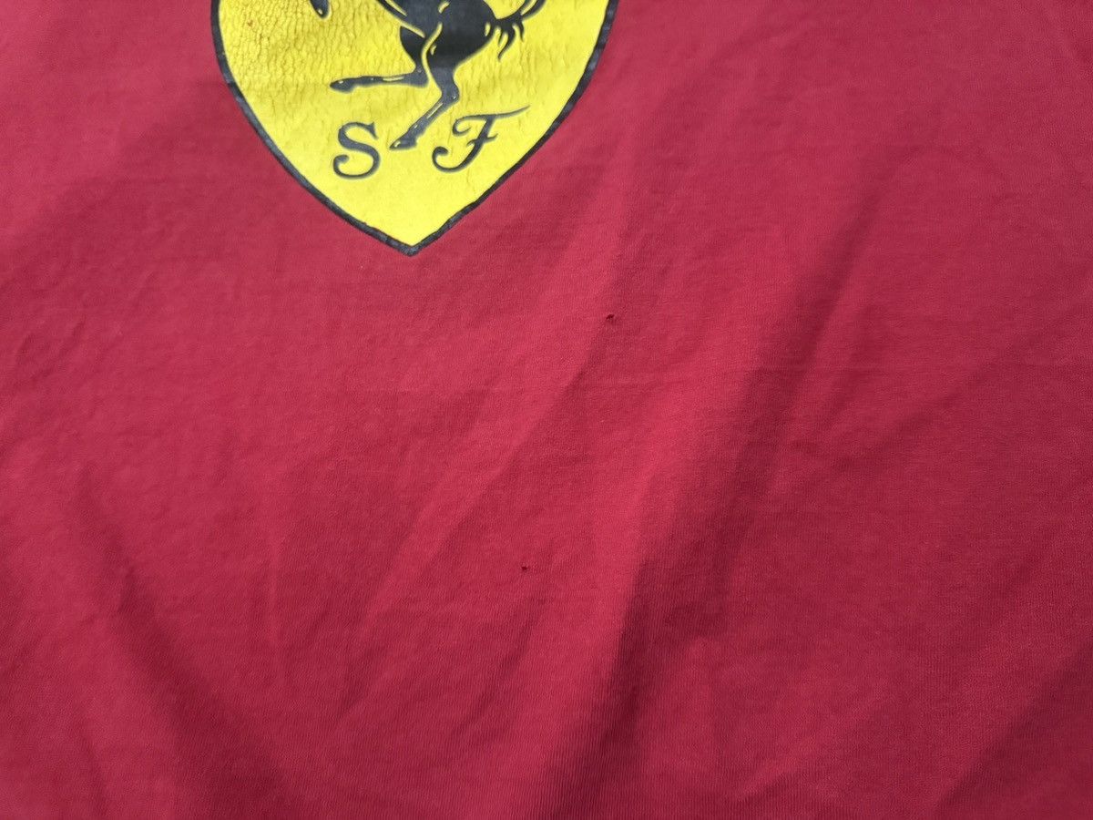 Ferrari Vintage 90s Ferrari Crest Logo Nice Man Bootleg T Shirt Size US L / EU 52-54 / 3 - 5 Thumbnail