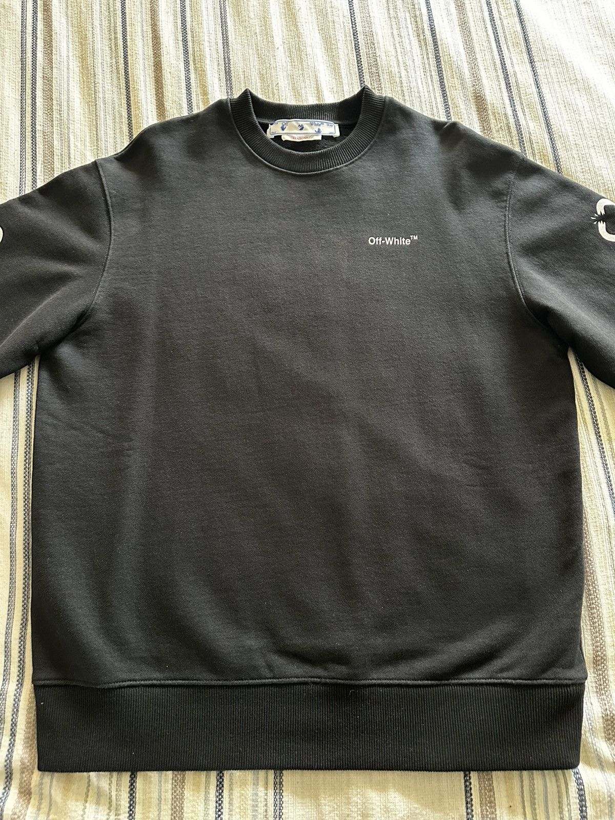 Off-White Off-White Chain Linked Arrow Printed Sweatshirt Size US M / EU 48-50 / 2 - 2 Thumbnail