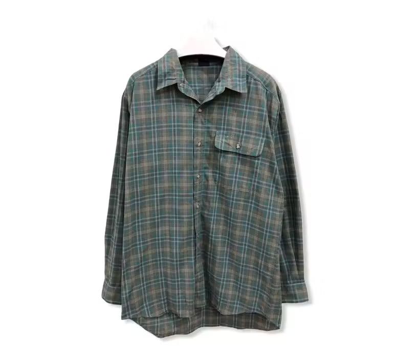 image of Vintage Montbell Plaid Tartan Flannel Shirt, Men's (Size Medium)