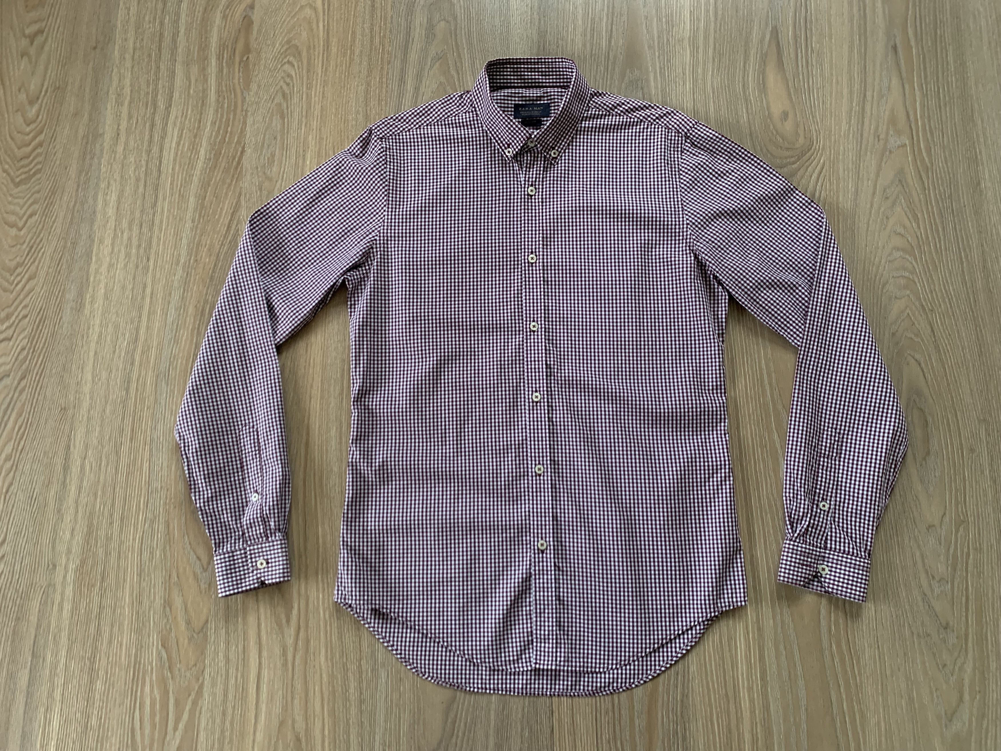 Zara Zara Man Slim Fit Long Sleeve Shirt Size US M / EU 48-50 / 2 - 2 Thumbnail