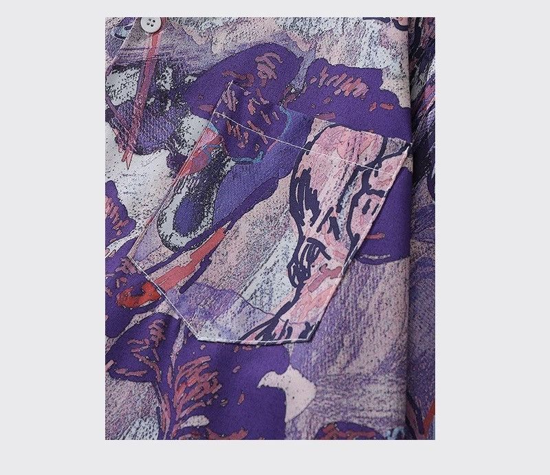 Other Graffiti Oil Painting Button Up Shirt Size US M / EU 48-50 / 2 - 4 Thumbnail