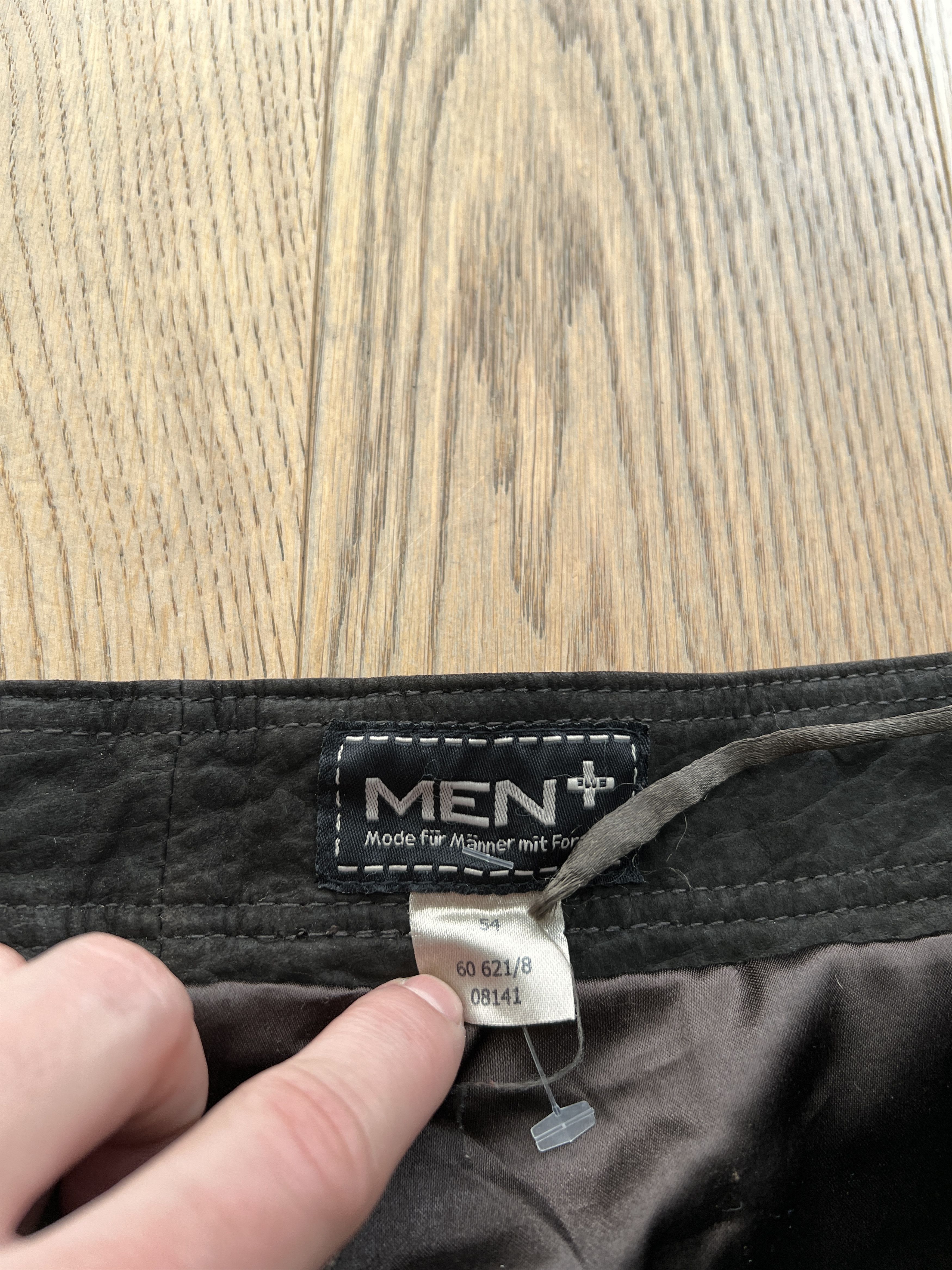 Genuine Leather Vintage 90s real leather pants y2k baggy faded streetfashion Size US 38 / EU 54 - 16 Thumbnail