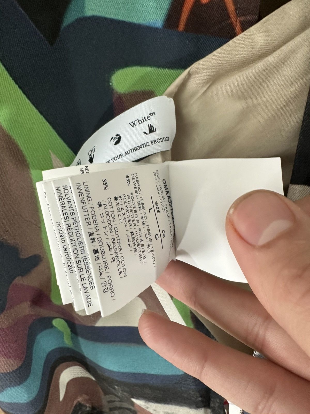 Off-White OFF WHITE “Painter’s” Jacket Size US L / EU 52-54 / 3 - 8 Thumbnail