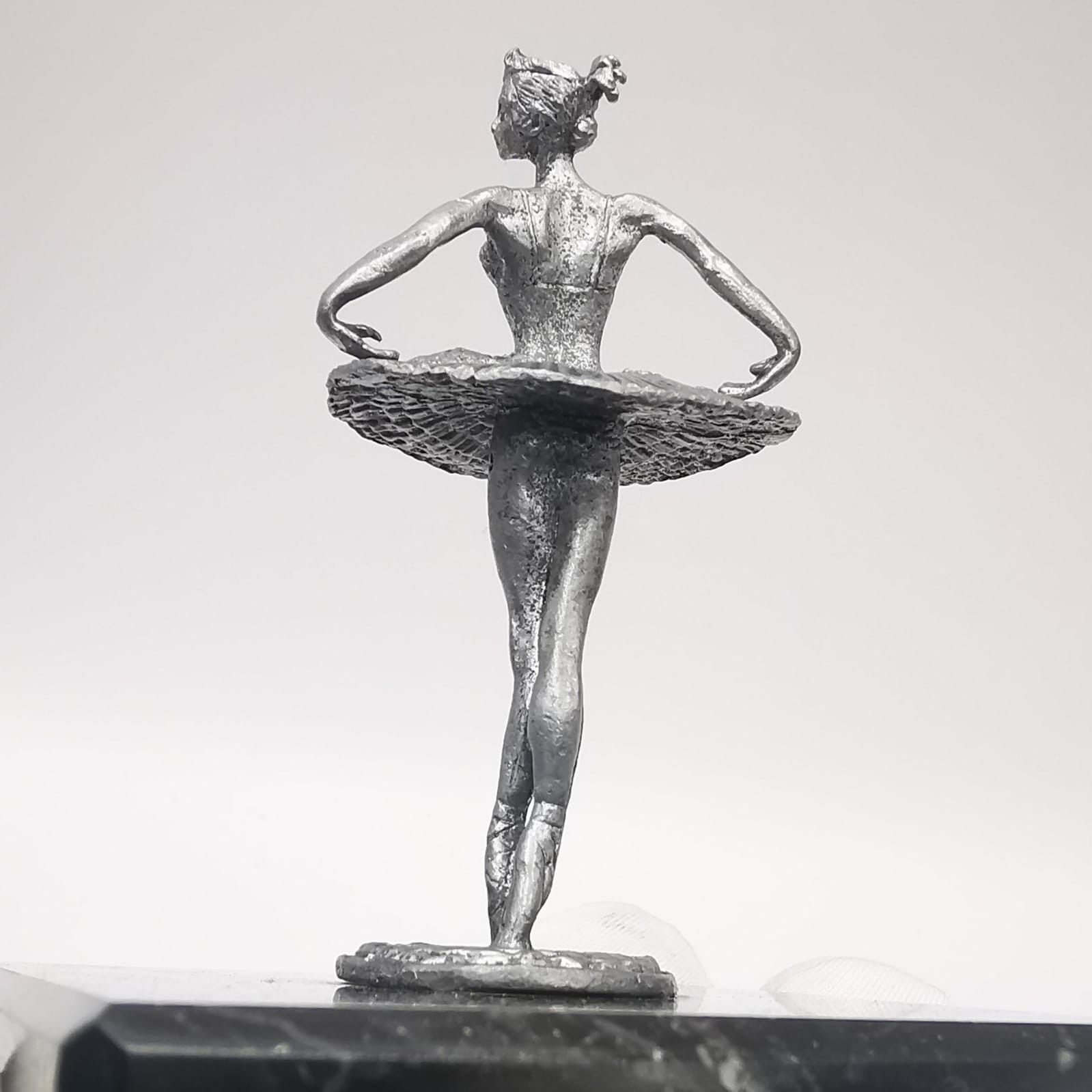Vintage Vintage Figurine "Ballerina" Handmade Tin,Marble 375g Size ONE SIZE - 7 Thumbnail