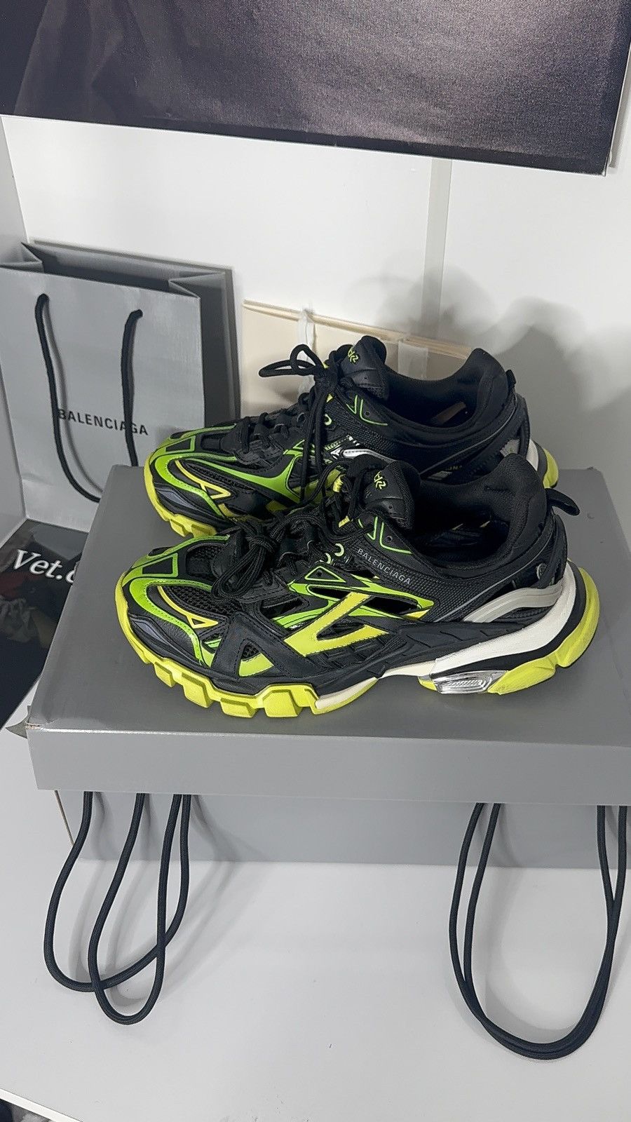 Balenciaga ✅ Balenciaga Track 2 Black Green 41 Size US 8.5 / EU 41-42 - 1 Thumbnail