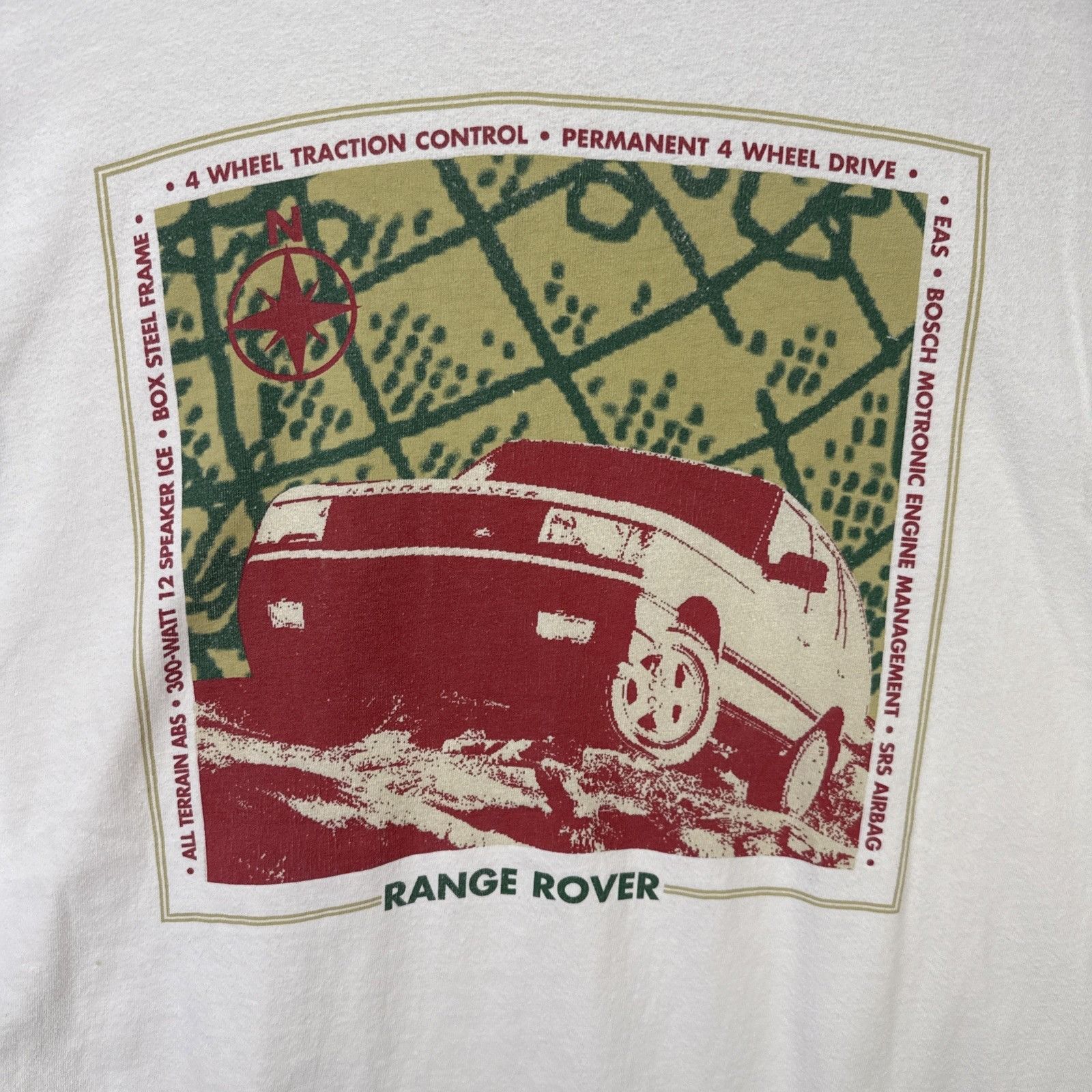 Vintage Vintage Land Rover Shirt Mens XL White 90s Safari Outdoors N Size US XL / EU 56 / 4 - 6 Thumbnail