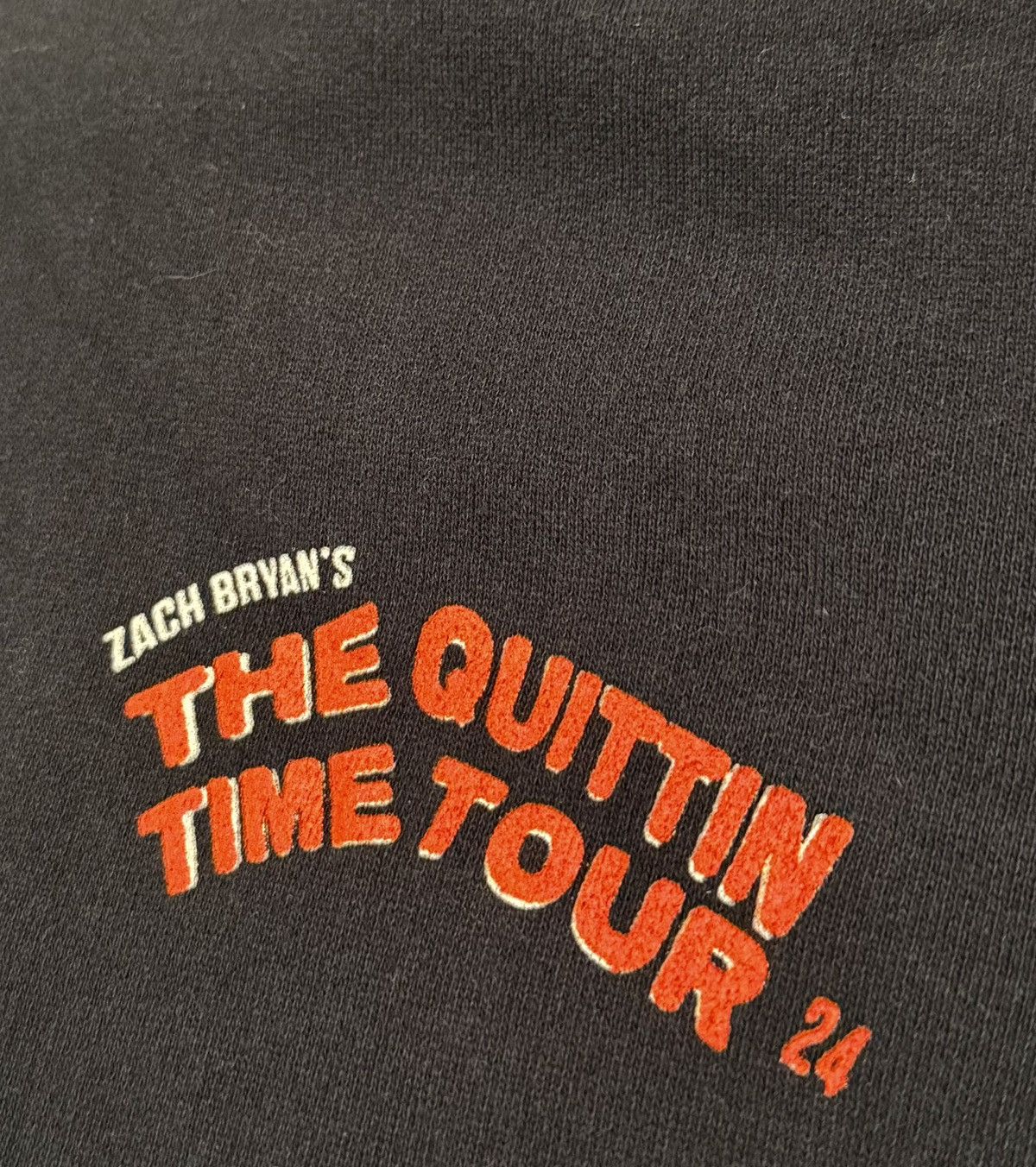 Other Zach Bryan Quittin Time Tour 2024 Official Band Merch Hoodie Size US M / EU 48-50 / 2 - 4 Thumbnail