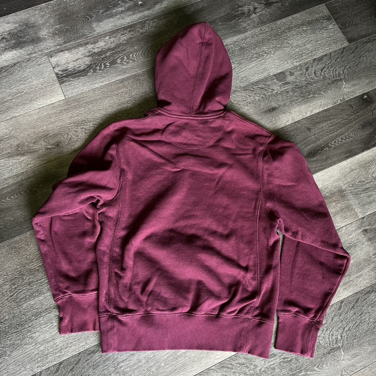 Nike × Vintage Vintage 2000s Nike U.S. Navy Center Swoosh Logo Hoodie Red Size US S / EU 44-46 / 1 - 2 Thumbnail