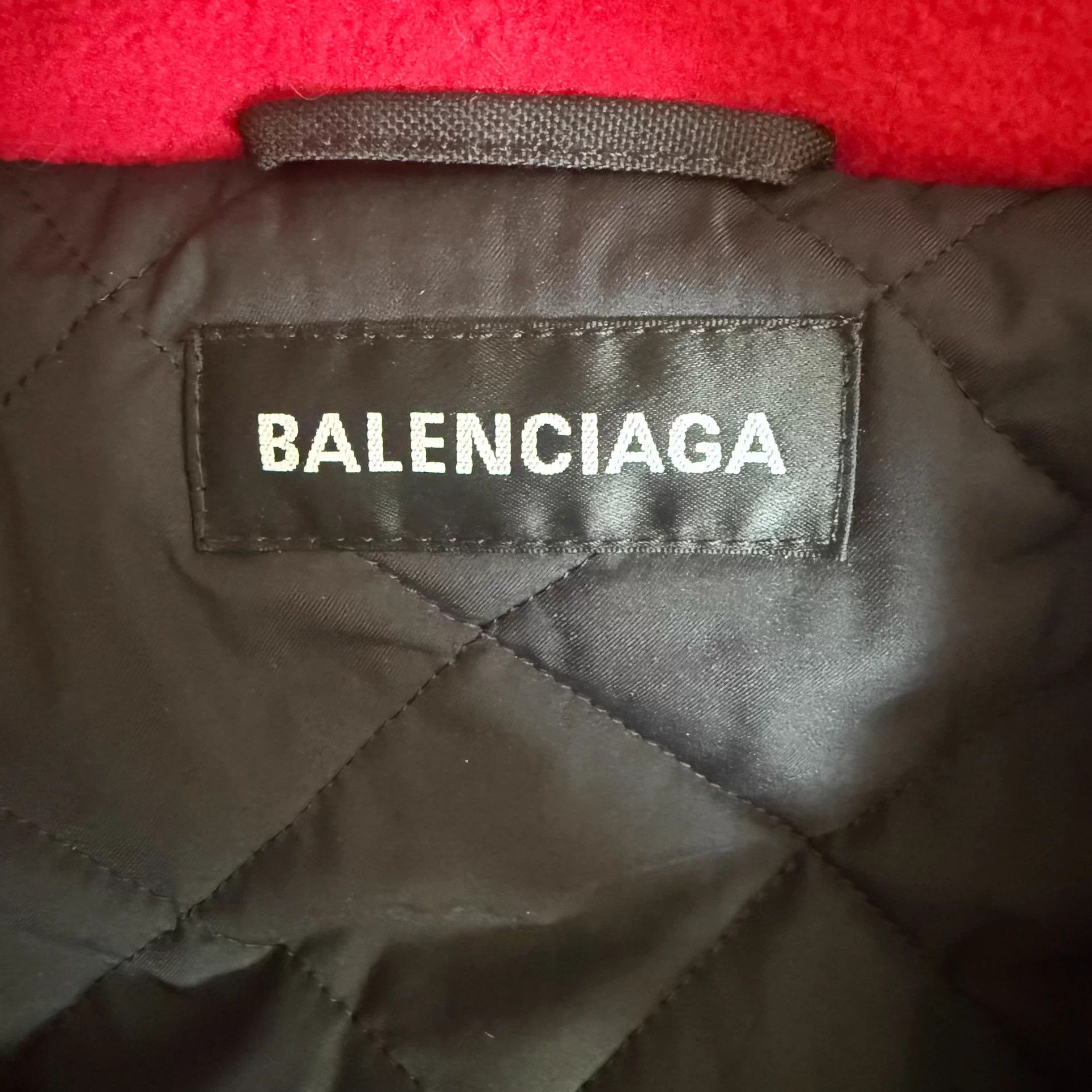 Balenciaga Balenciaga 19fw Parka Runway Black Red Colorblock 46 Size US S / EU 44-46 / 1 - 3 Thumbnail