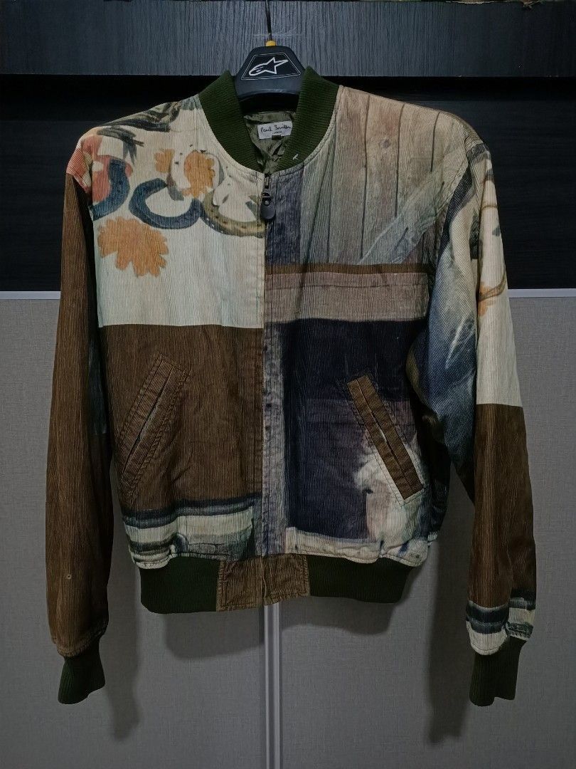 Paul Smith Paul Smith London Full-Print Corduroy Bomber – Horse Art Size US M / EU 48-50 / 2 - 1 Thumbnail