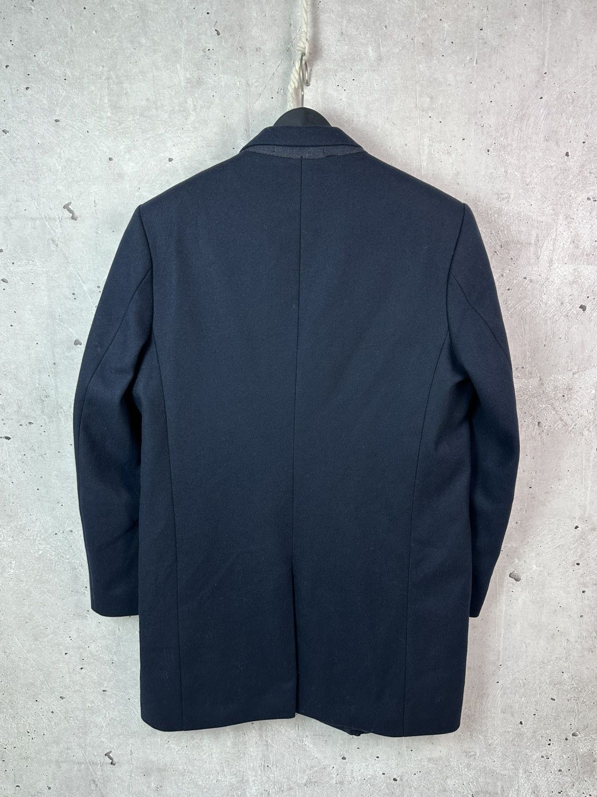 Cos COS Wool Navy Blue Three-Buttons Long Sleeve Men’s Coat Size US L / EU 52-54 / 3 - 8 Thumbnail