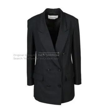 Valentino Valentino Black double-breasted blazer coat Size XS / US 0-2 / IT 36-38 - 3 Thumbnail