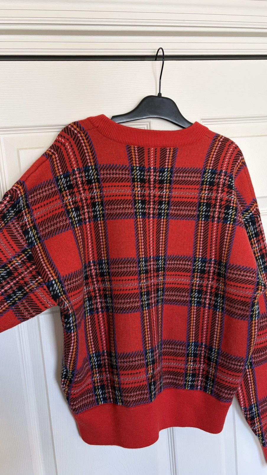 Sandro Sandro Paris Red Tartan Knit Sweater – Size S Size US S / EU 44-46 / 1 - 3 Thumbnail