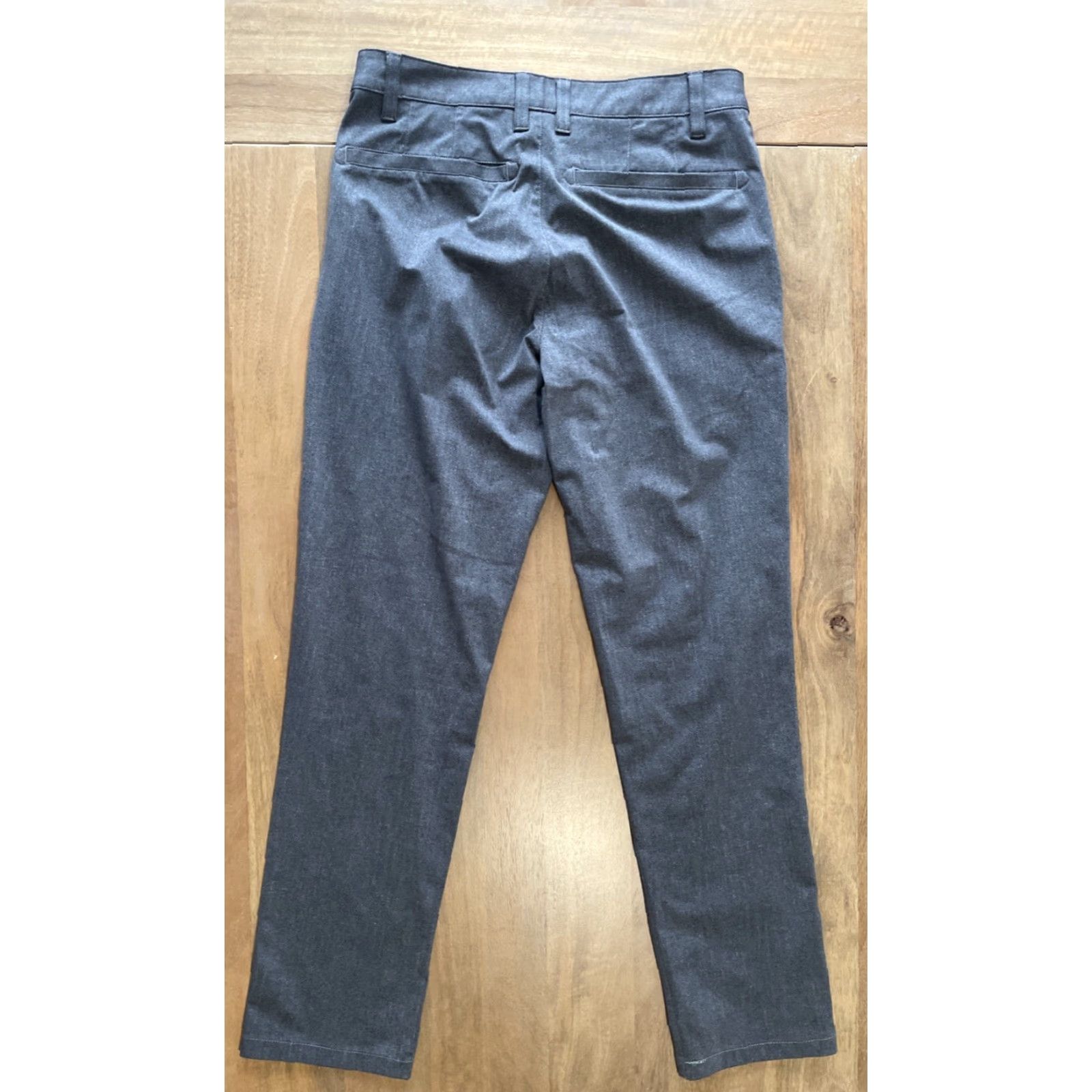 Rhone Rhone Slim Fit Pants Men's 28x28 Gray Chino Performance Moisture Wicking 5-Pocket Office City Preppy Size US 28 / EU 44 - 2 Thumbnail