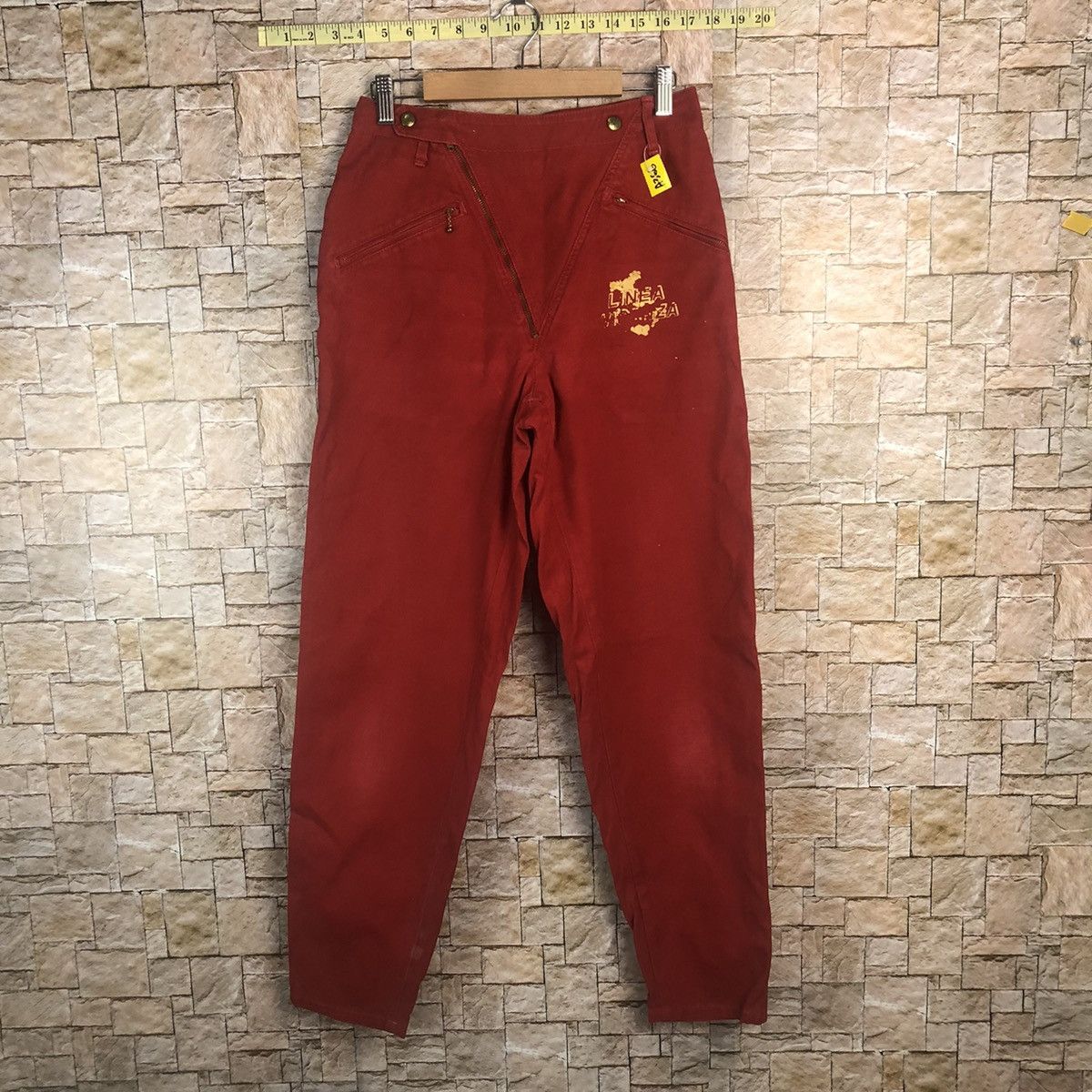 Japanese Brand × Vintage RARE Linea Vicenza vintage Red Pants #A366 Size 25" / US 0 / IT 36 - 1 Thumbnail