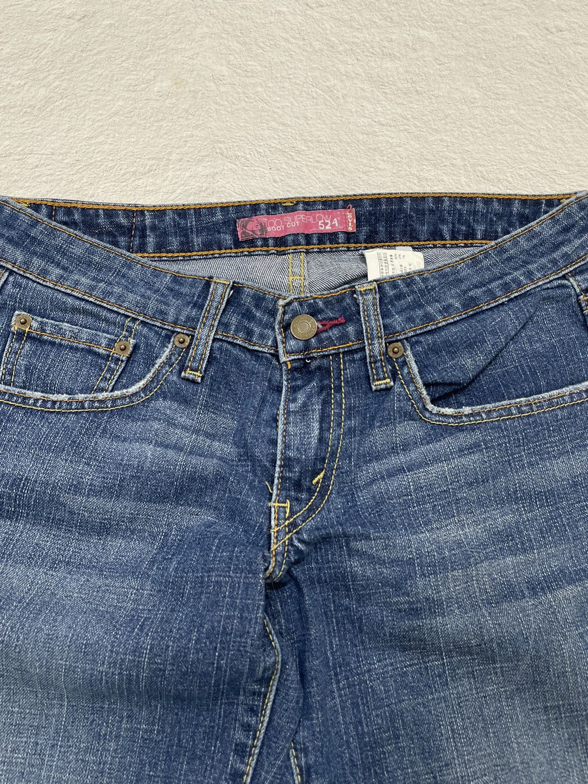 Levi's 2000s Levi’s Flare Denim Bootcut Jeans Washed Y2K Japan Size US 26 / EU 42 - 3 Thumbnail
