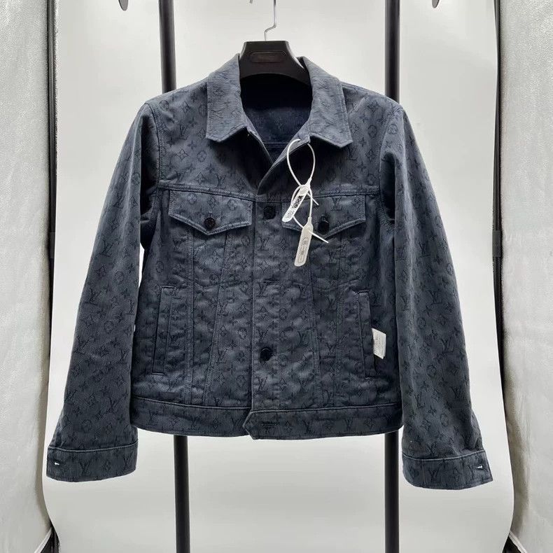 Louis Vuitton Louis Vuitton Blue presbyopic denim jacket Size US S / EU 44-46 / 1 - 1 Thumbnail