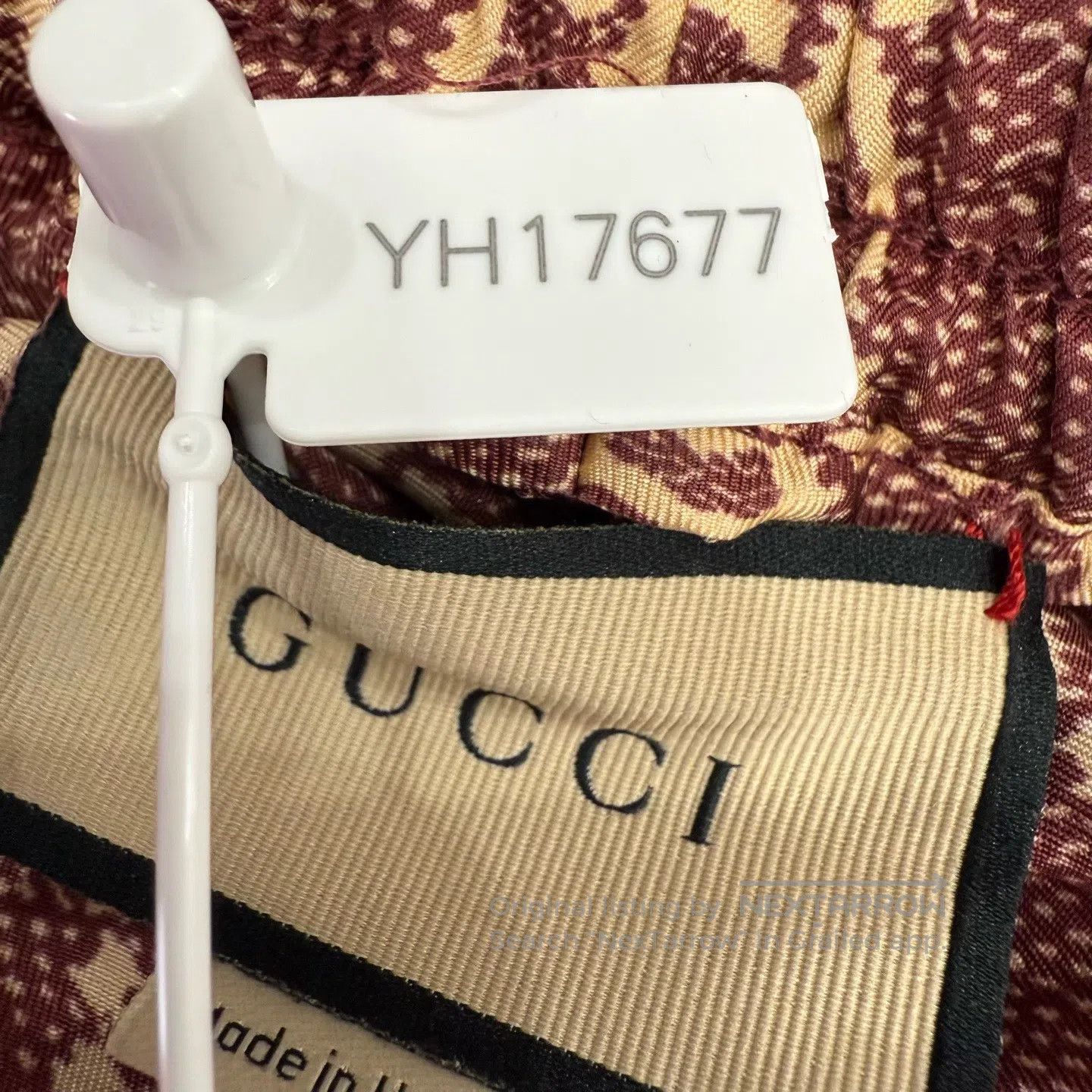 Gucci Guicci sizem GG pattern checkered silk casual pants Size 28" / US 6 / IT 42 - 7 Thumbnail