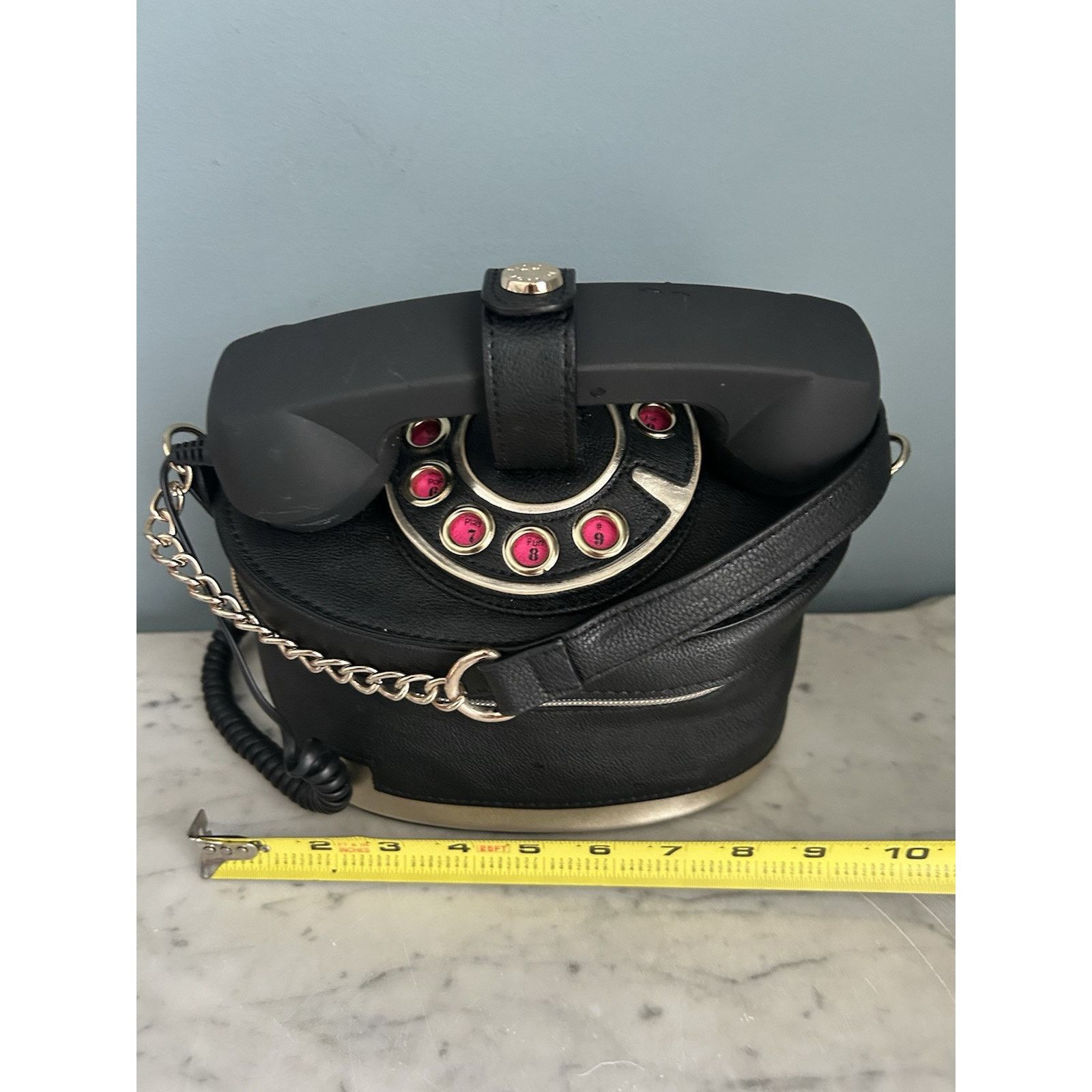 Betsey Johnson Betsey Johnson Telephone Bag BLACK Shoulder Crossbody Purse Size ONE SIZE - 22 Thumbnail