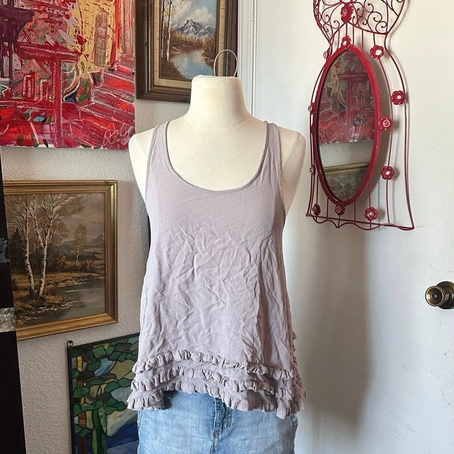 Other moda international gray purple tank top Size S / US 4 / IT 40 - 1 Thumbnail