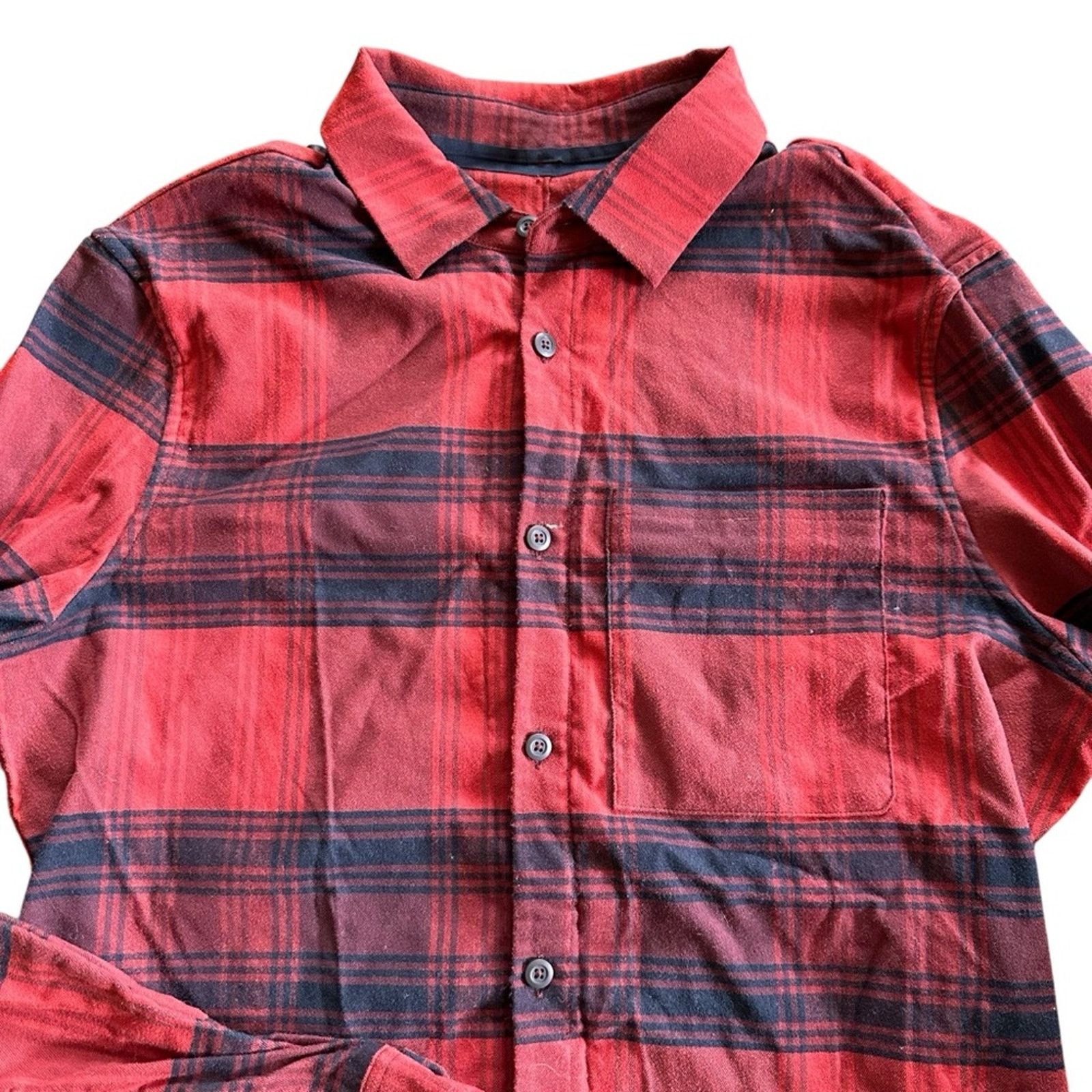 Lululemon Lululemon Flannel Button-Down - Size 6 - Red/Black Size M / US 6-8 / IT 42-44 - 3 Thumbnail