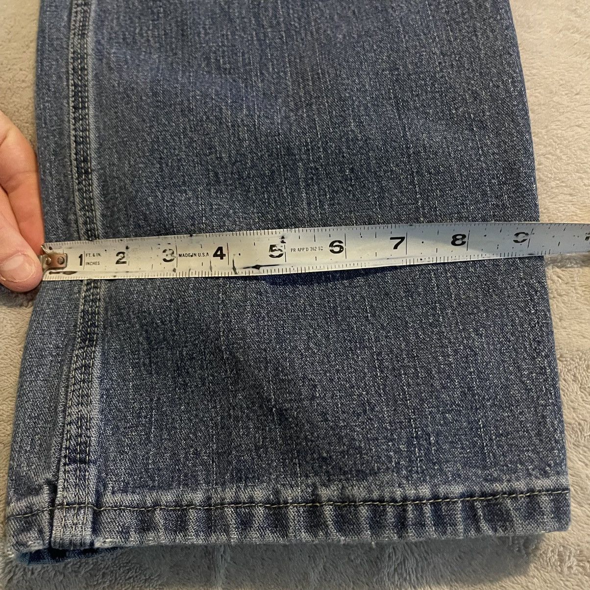 Wrangler Vintage Y2K Wrangler Mens Carpenter Jeans Blue Denim 42x30 Size US 42 / EU 58 - 9 Thumbnail