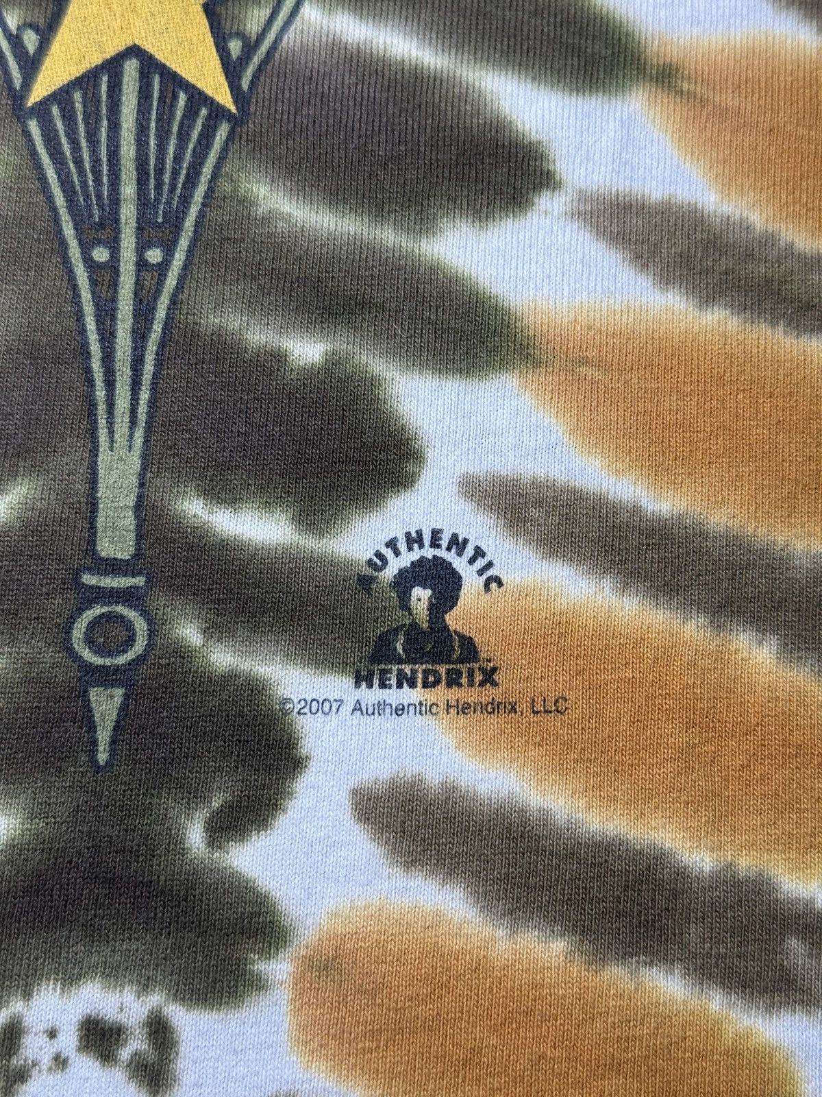 Band Tees Y2K Jimi Hendrix Liquid Blue Kiss The Sky Tie Dye T Shirt Size US XL / EU 56 / 4 - 6 Thumbnail