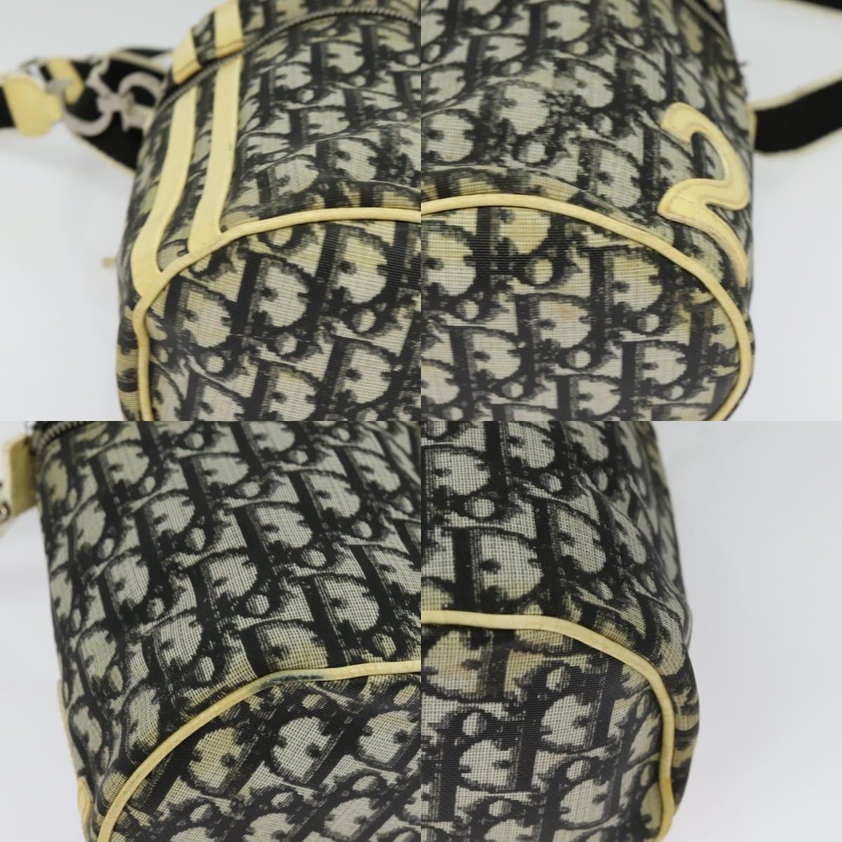 Dior DIOR Trotter Canvas Shoulder Bag Black Silver Size ONE SIZE - 10 Thumbnail