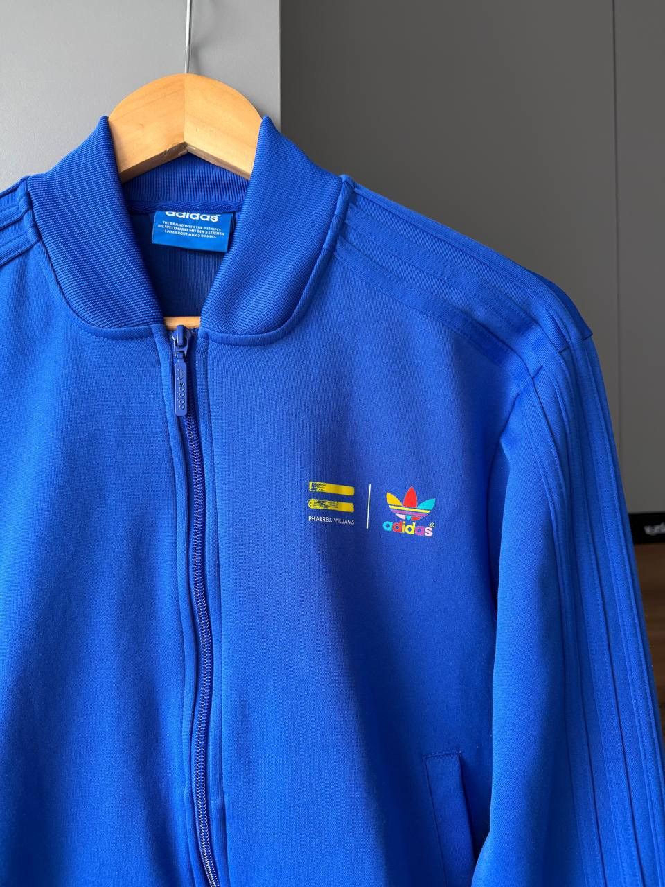 Adidas × Pharrell Pharrell Williams x Adidas Blue Jacket Size US XS / EU 42 / 0 - 2 Thumbnail