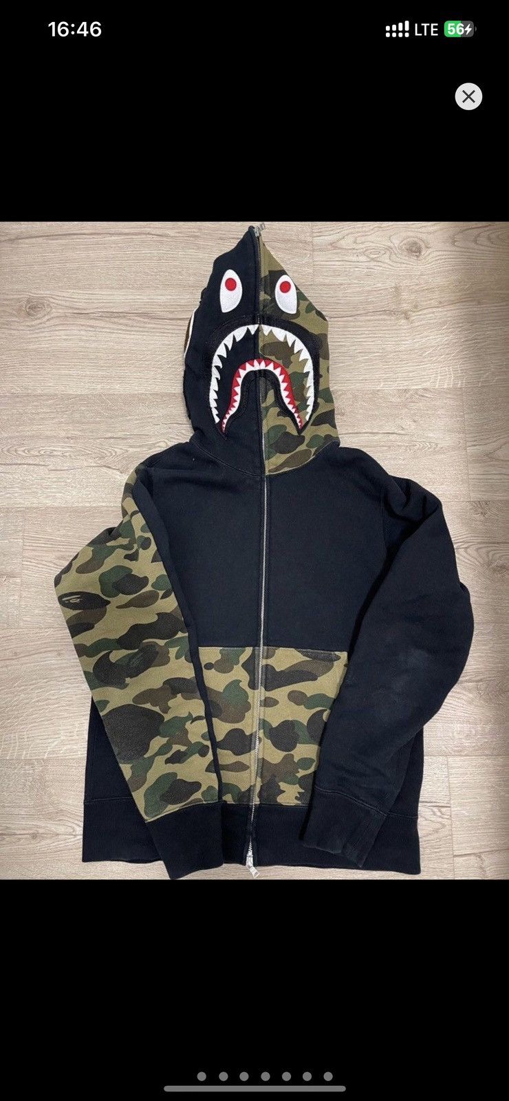 Bape Bape 20th Anniversary HongKong Edition Shark Full Zip Hoodie Size US M / EU 48-50 / 2 - 1 Thumbnail
