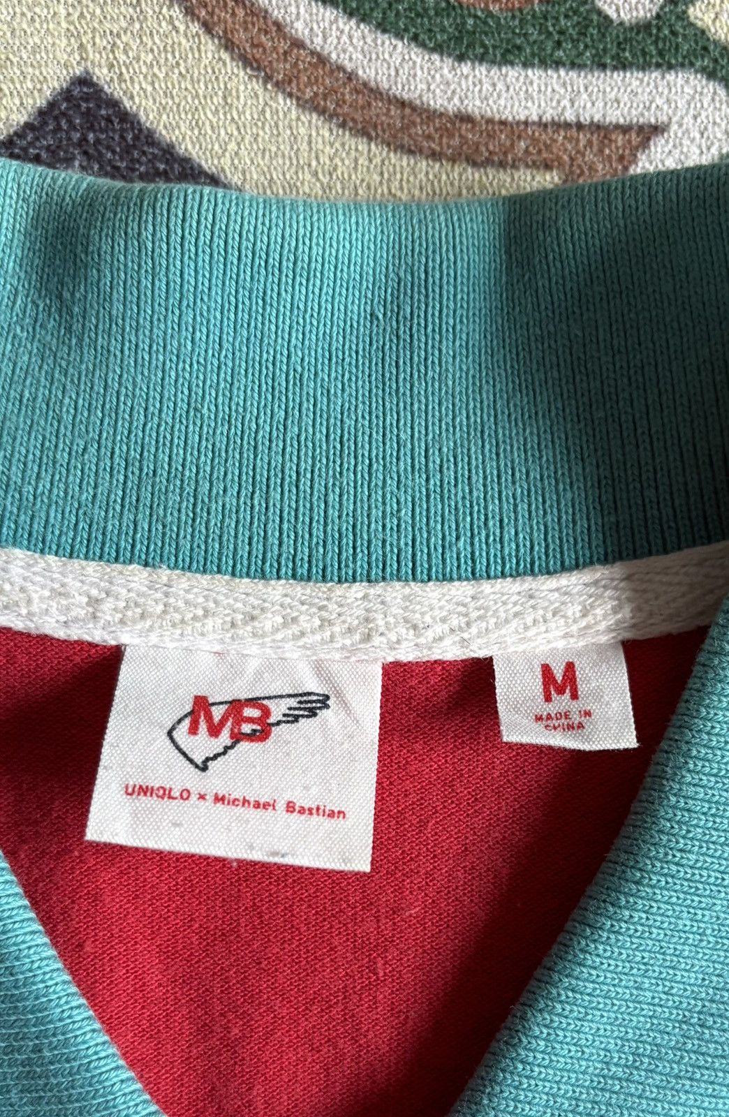 Japanese Brand Michael Bastian X Uniqlo Two Tone Color Striped Polo Tee Size US S / EU 44-46 / 1 - 8 Thumbnail