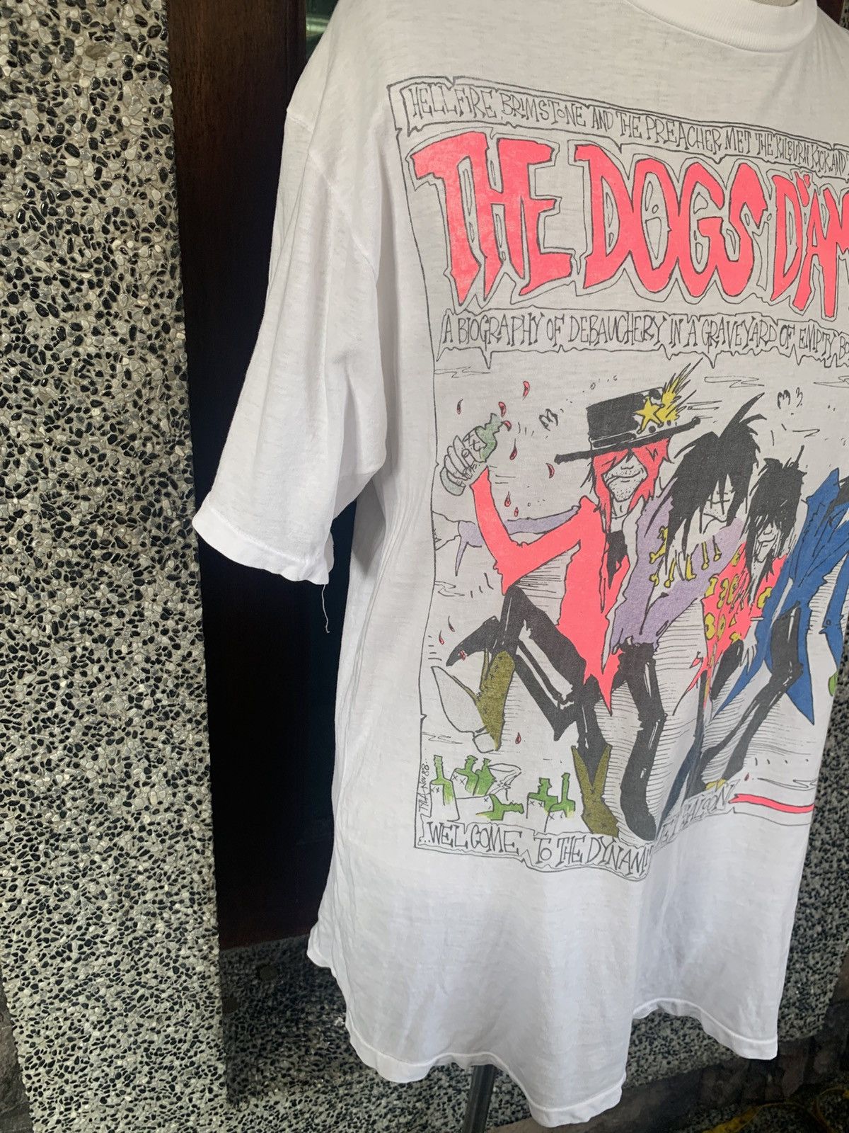 Band Tees × Vintage Vintage 90s The Dogs D”Amour English Rock Band T shirt Size US L / EU 52-54 / 3 - 4 Thumbnail
