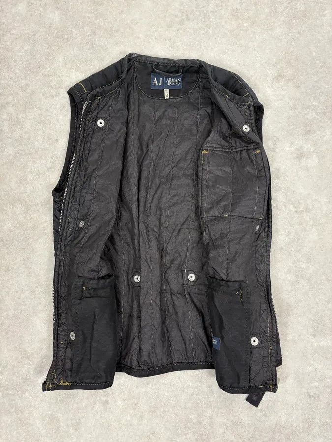Armani 2000s Armani Navy AJ Tactical Vest Size US S / EU 44-46 / 1 - 7 Thumbnail