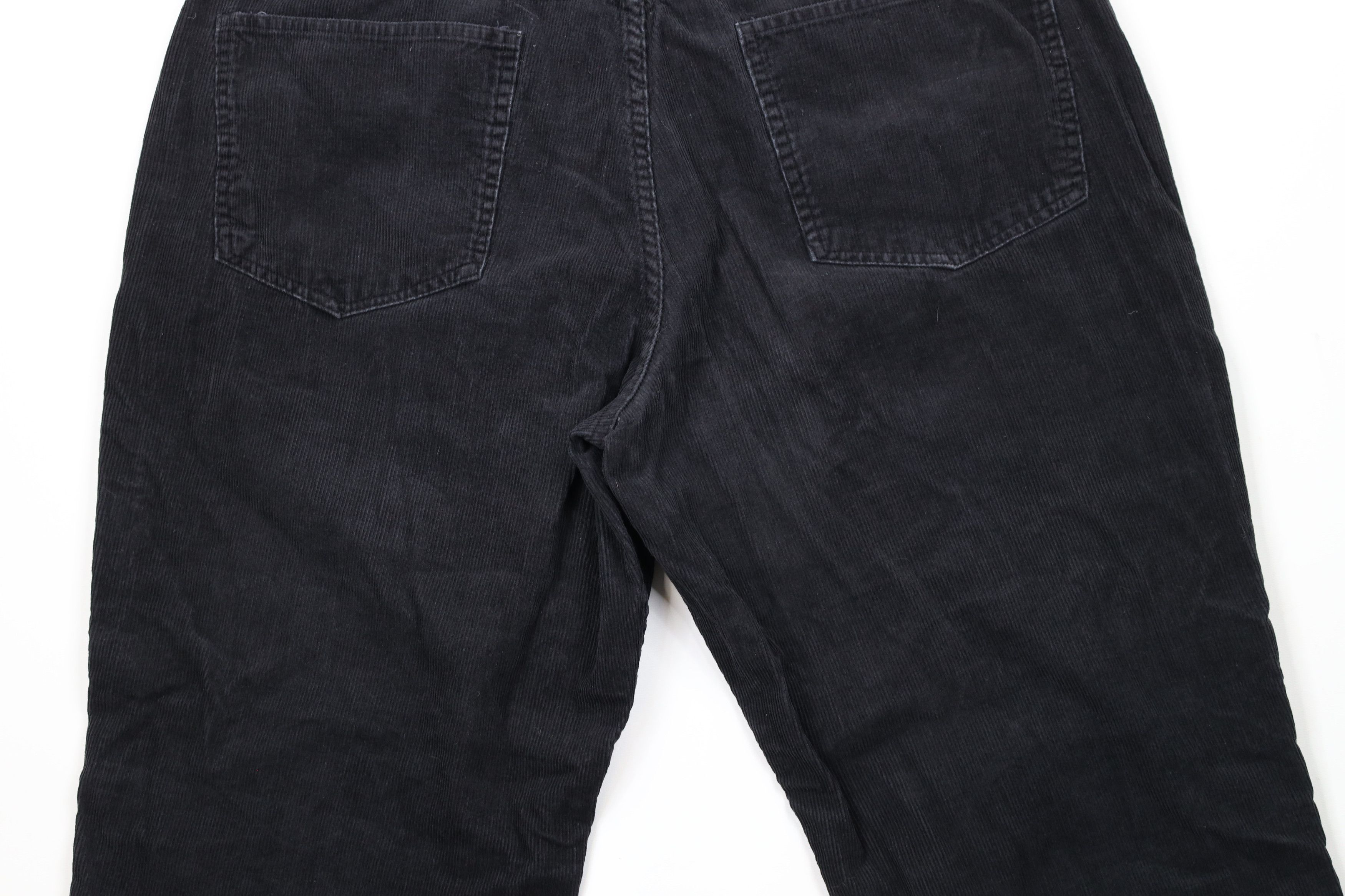 Vintage Vintage 90s Streetwear Corduroy Chino Pants Black Cotton Size US 36 / EU 52 - 9 Thumbnail