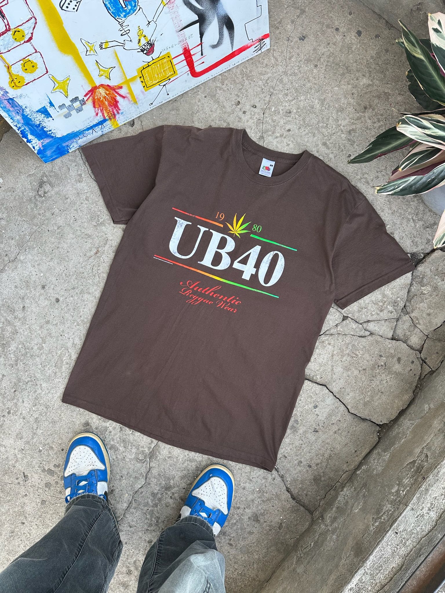 Band Tees UB40 T-Shirt weed marijuana reggae Size US L / EU 52-54 / 3 - 2 Thumbnail