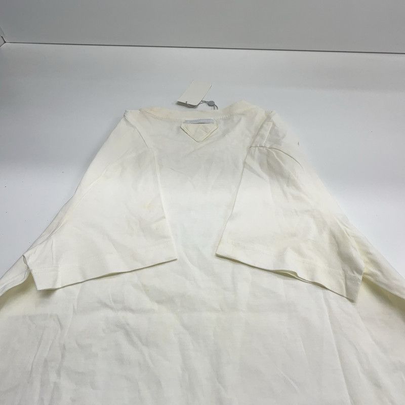 Prada Prada Simple White Short Sleeve TShirt-2506 Size US M / EU 48-50 / 2 - 3 Thumbnail