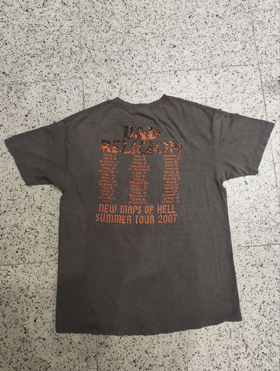 Band Tees VINTAGE 2007 BAD RELIGION TOUR Size US L / EU 52-54 / 3 - 2 Thumbnail