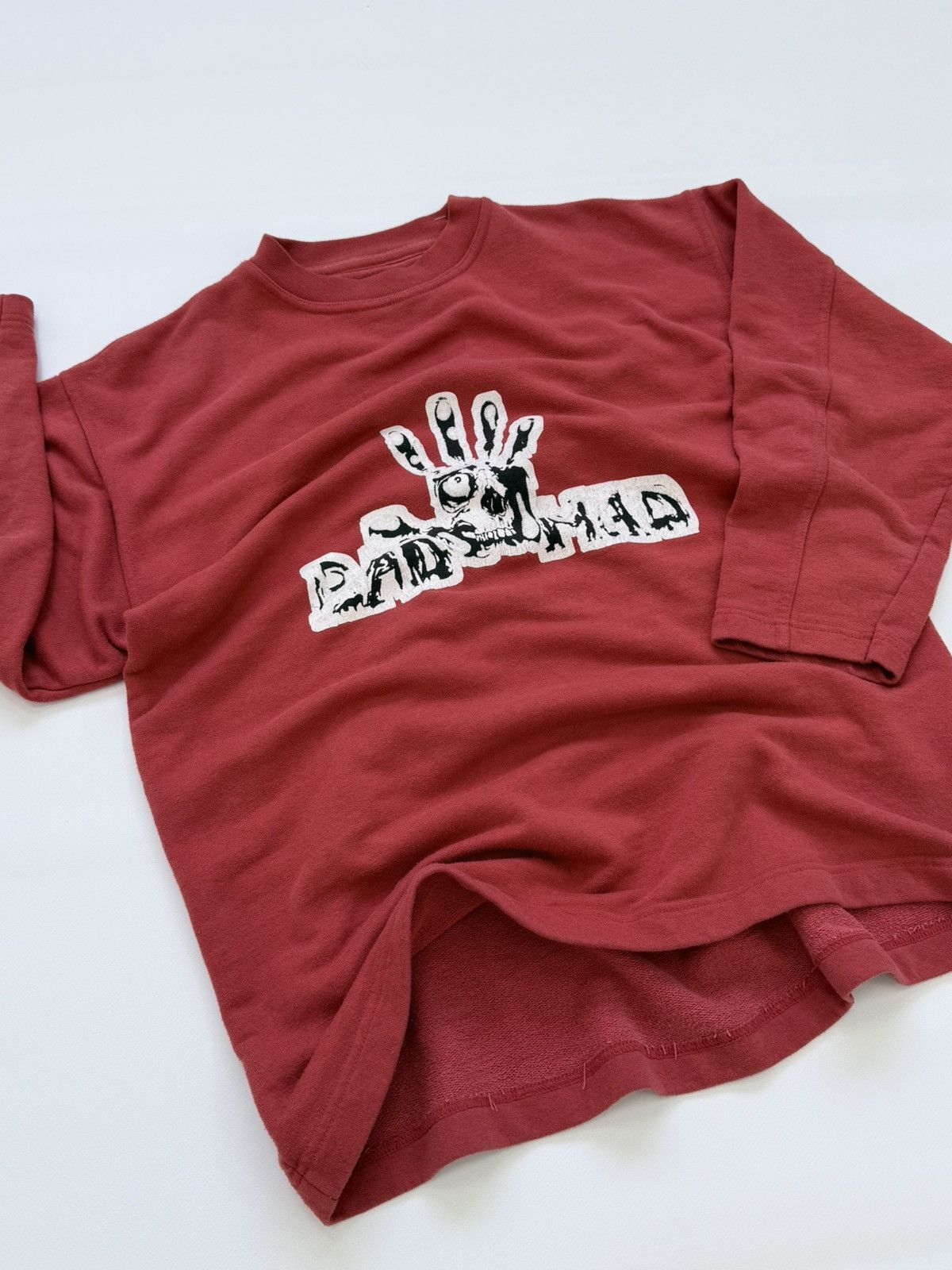 JNCO Vintage 90s Bad + Mad Hardwear Jnco Style Graphic Sweatshirt Size US M / EU 48-50 / 2 - 1 Thumbnail