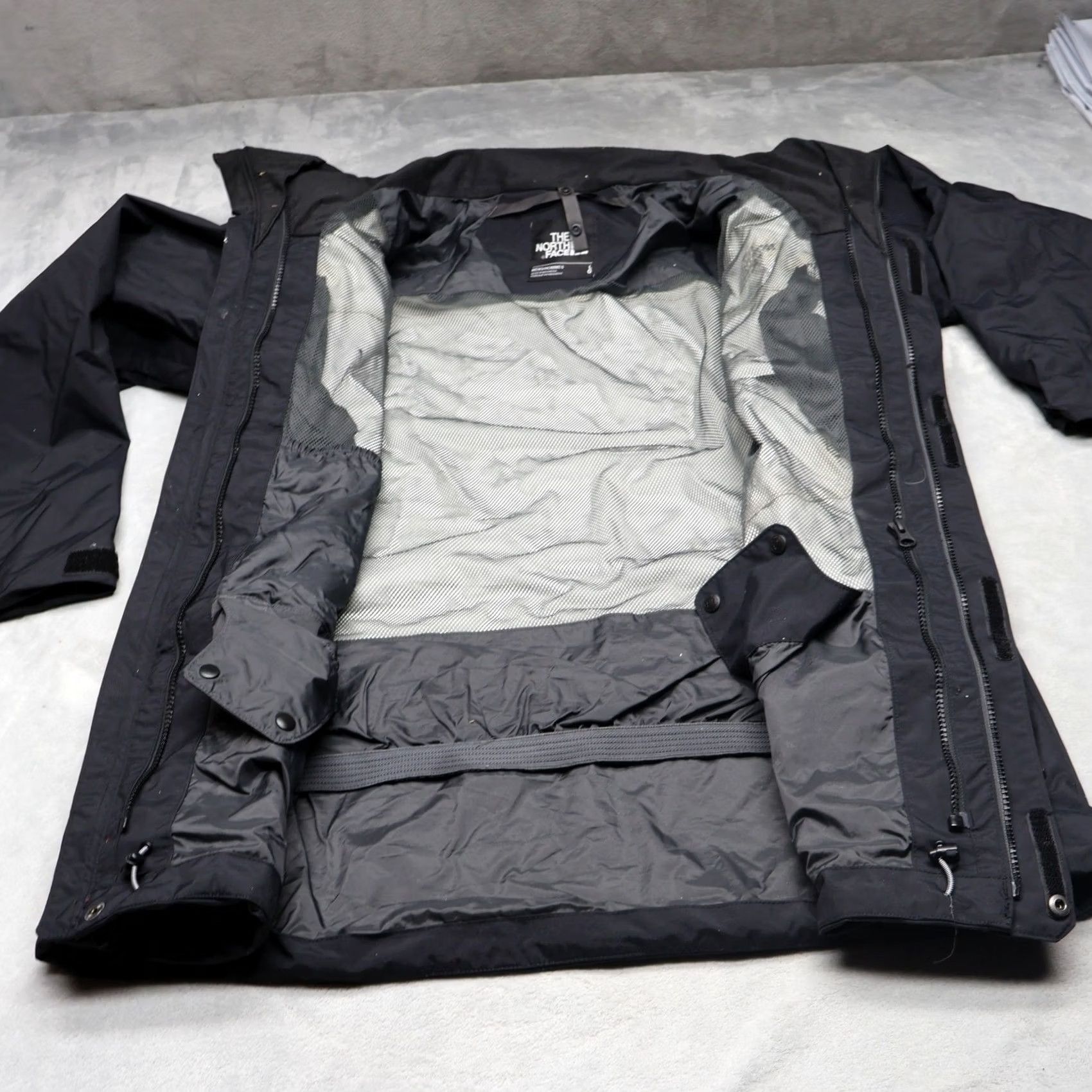 The North Face The North Face Jacket Men L Black 3-in-1 Shell Rain Waterproof Windproof Full Zip Pockets Casual Hiking Spring Fall Size US L / EU 52-54 / 3 - 6 Thumbnail