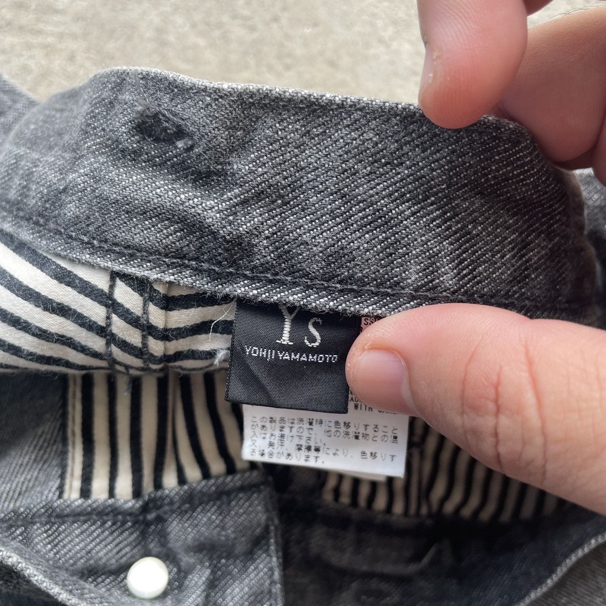 Yohji Yamamoto Vintage Y’S YOHJI YAMAMOTO Jeans Black Faded Denim Pants W30 Size US 30 / EU 46 - 8 Thumbnail