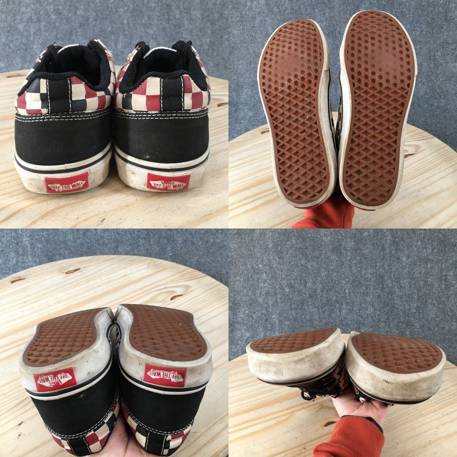 Vans VANS Shoes Mens 9.5 M Red Black Sneaker Canvas Skate Casual 500714 Low Top Size US M / EU 48-50 / 2 - 9 Thumbnail