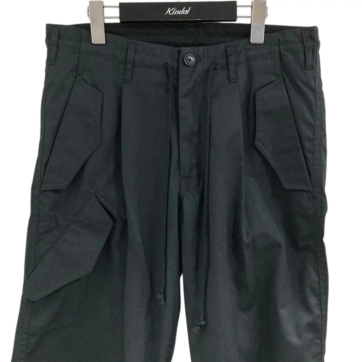 Yohji Yamamoto WILDSIDE YOHJI YAMAMOTO/Twill Drawstring 1tuck Pants Size US 32 / EU 48 - 2 Thumbnail